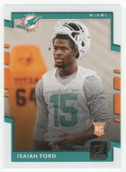 Isaiah Ford RC - Miami Dolphins (NFL Football Card) 2017 Panini Donruss # 387 Mint