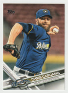 Chris Capuano - Milwaukee Brewers (MLB Baseball Card) 2017 Topps # 3 Mint