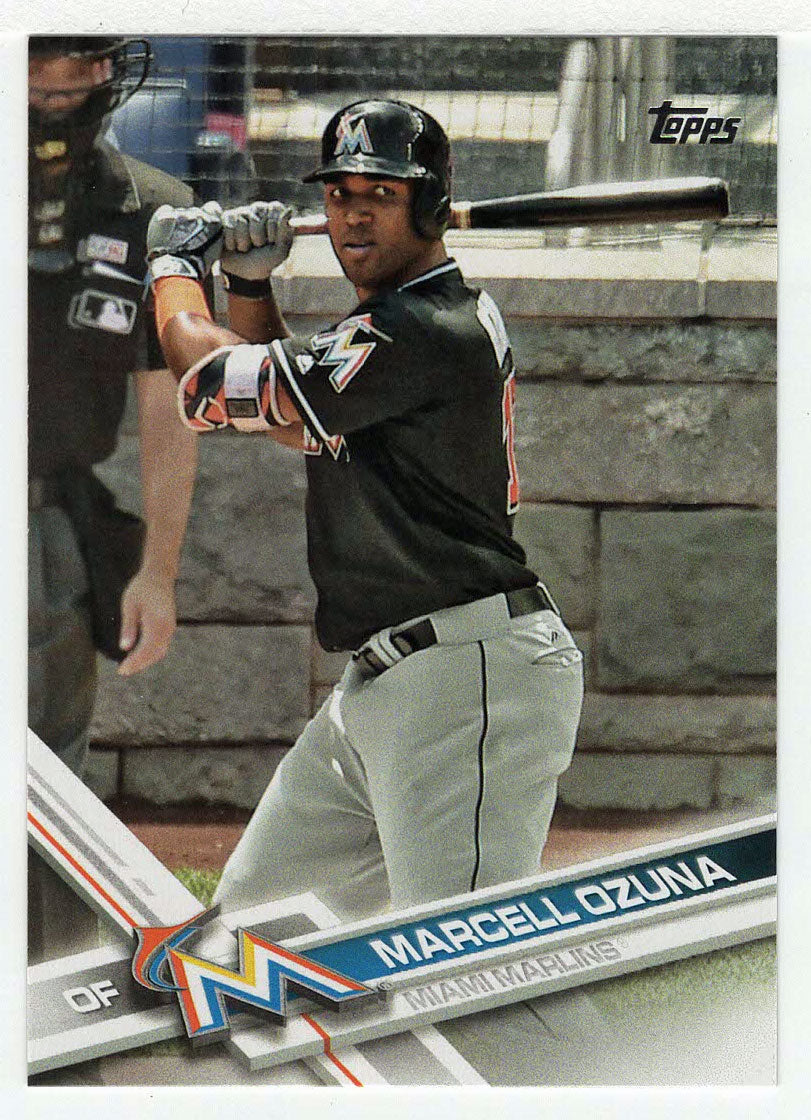 Marcell Ozuna - Miami Marlins (MLB Baseball Card) 2017 Topps # 23 Mint