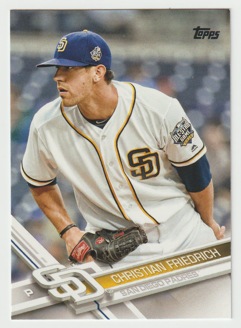 Christian Friedrich - San Diego Padres (MLB Baseball Card) 2017 Topps # 24 Mint