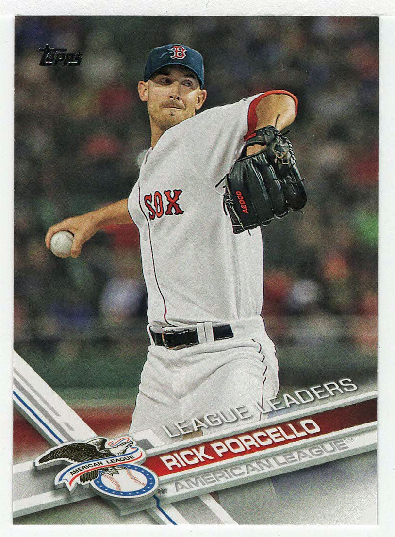 Rick Porcello - Boston Red Sox - League Leaders (MLB Baseball Card) 2017 Topps # 28 Mint