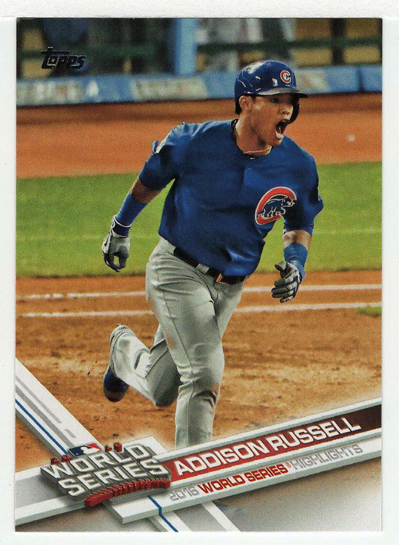 Addison Russell - Chicago Cubs - World Series Highlights (MLB Baseball Card) 2017 Topps # 78 Mint