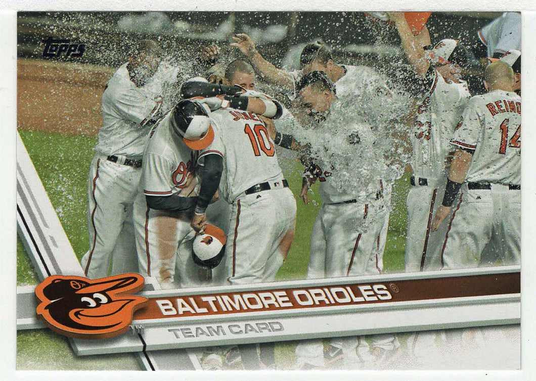 Baltimore Orioles Team Card (MLB Baseball Card) 2017 Topps # 141 Mint