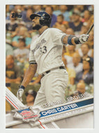 Chris Carter - Milwaukee Brewers - League Leaders (MLB Baseball Card) 2017 Topps # 170 Mint