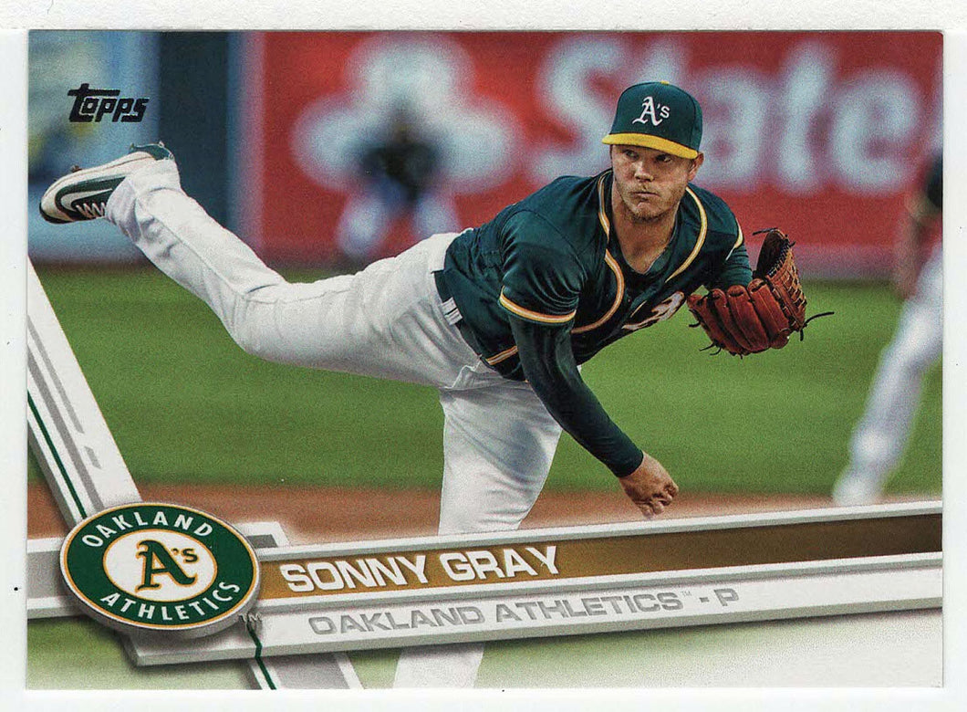 Sonny Gray - Oakland Athletics (MLB Baseball Card) 2017 Topps # 177 Mint