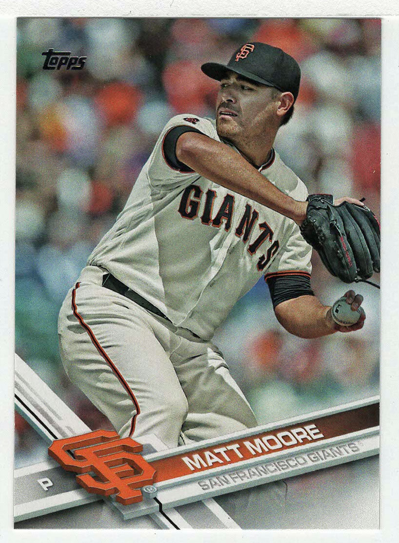 Matt Moore - San Francisco Giants (MLB Baseball Card) 2017 Topps # 179 Mint