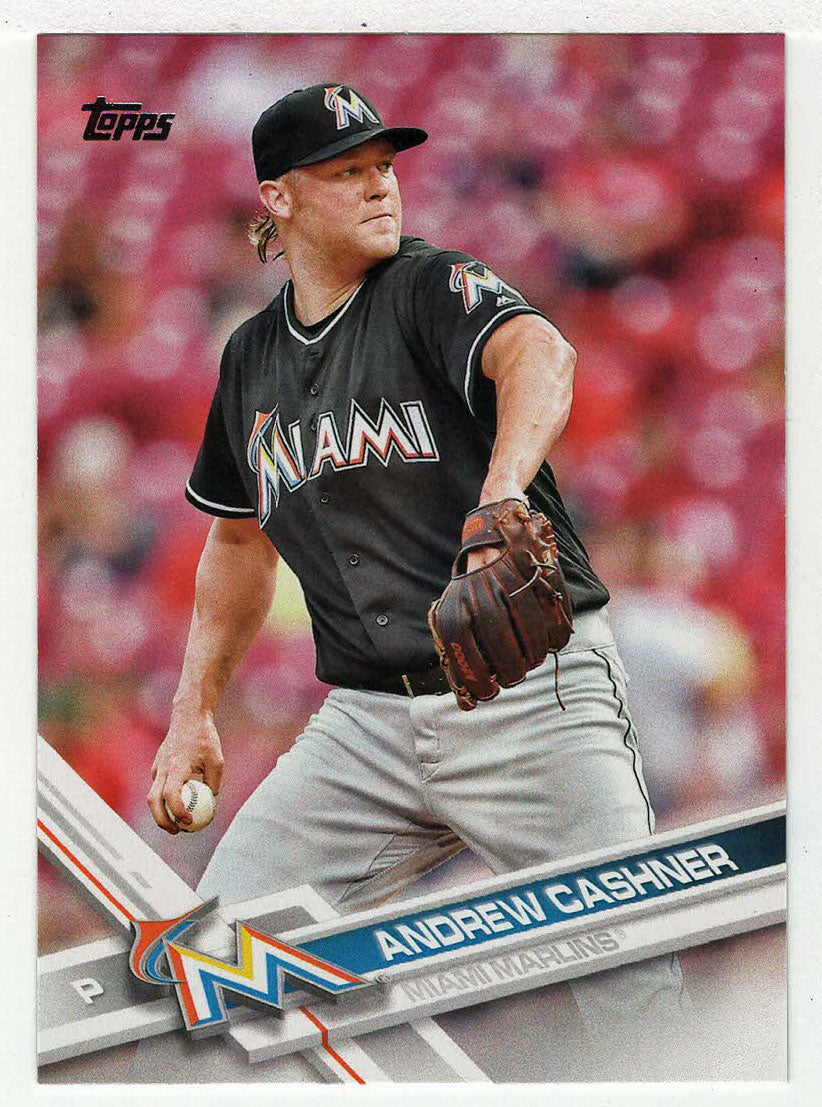 Andrew Cashner - Miami Marlins (MLB Baseball Card) 2017 Topps # 186 Mint