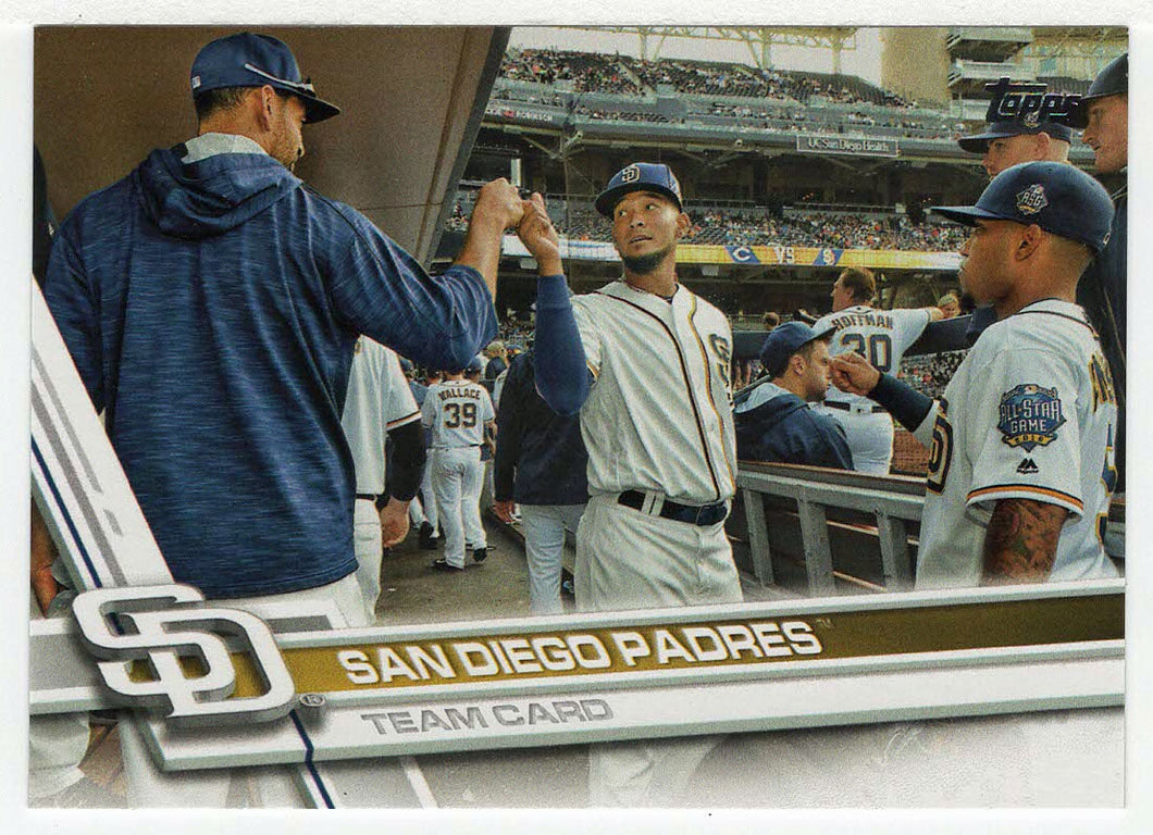 San Diego Padres Team Card (MLB Baseball Card) 2017 Topps # 192 Mint