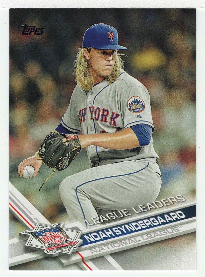Noah Syndergaard - New York Mets - League Leaders (MLB Baseball Card) 2017 Topps # 211 Mint
