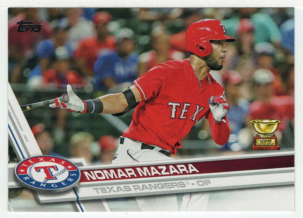 Nomar Mazara - Texas Rangers (MLB Baseball Card) 2017 Topps # 233 Mint