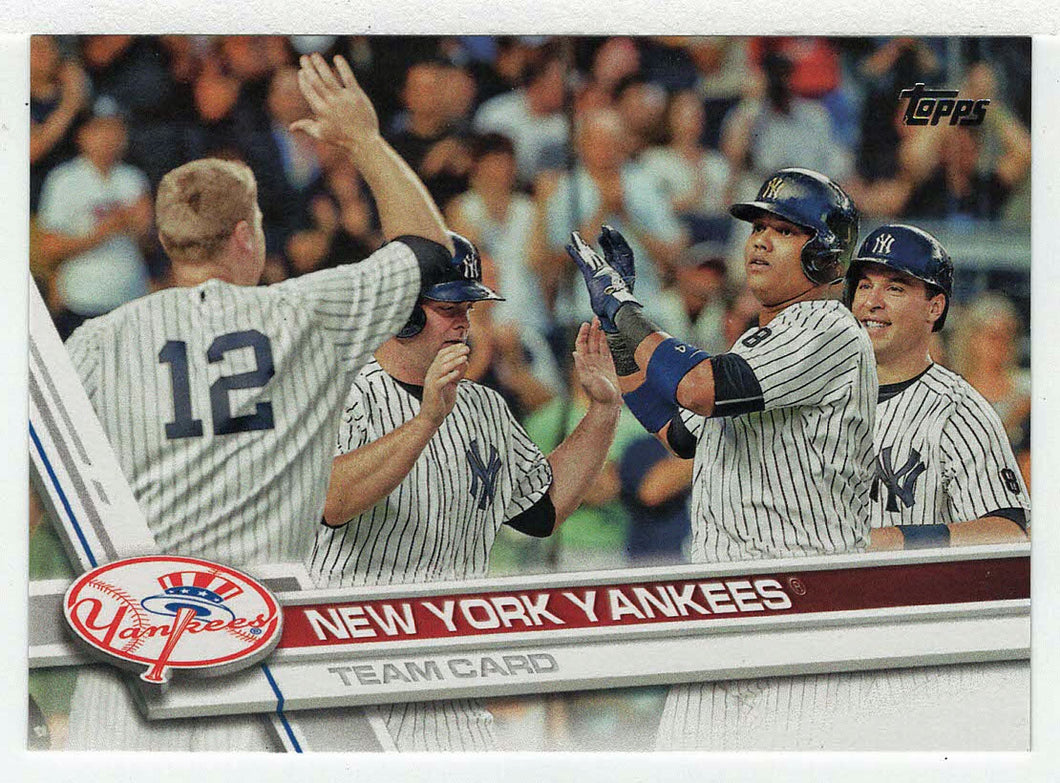 New York Yankees Team Card (MLB Baseball Card) 2017 Topps # 249 Mint