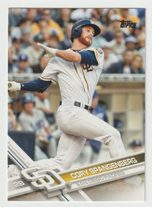 Cory Spangenberg - San Diego Padres (MLB Baseball Card) 2017 Topps # 264 Mint