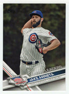 Jake Arrieta - Chicago Cubs - League Leaders (MLB Baseball Card) 2017 Topps # 270 Mint