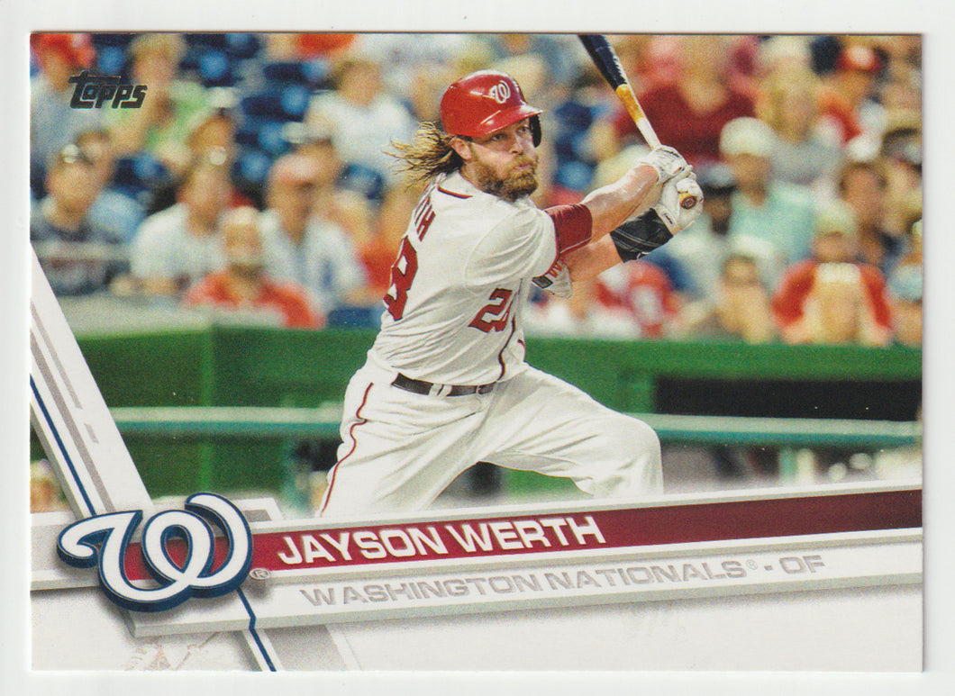 Jayson Werth - Washington Nationals (MLB Baseball Card) 2017 Topps # 366 Mint