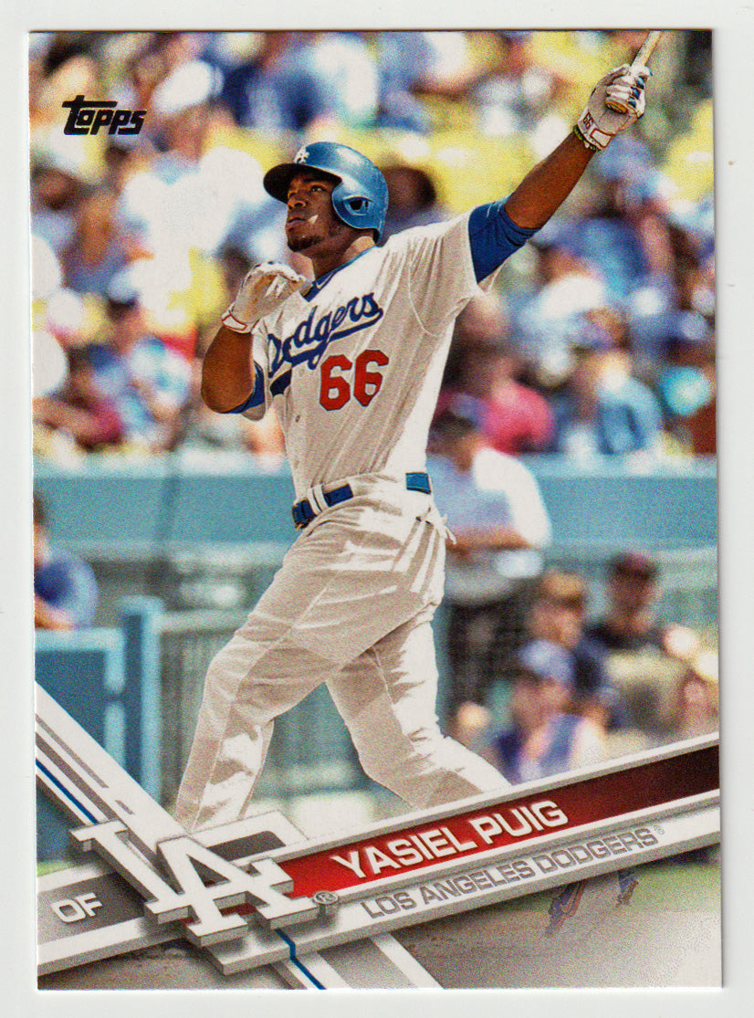 Yasiel Puig - Los Angeles Dodgers (MLB Baseball Card) 2017 Topps # 375 Mint
