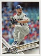 Chase Anderson - Milwaukee Brewers (MLB Baseball Card) 2017 Topps # 376 Mint