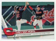 Francisco Lindor - Tyler Naquin - Cleveland Indians - They Got Hops! (MLB Baseball Card) 2017 Topps # 378 Mint