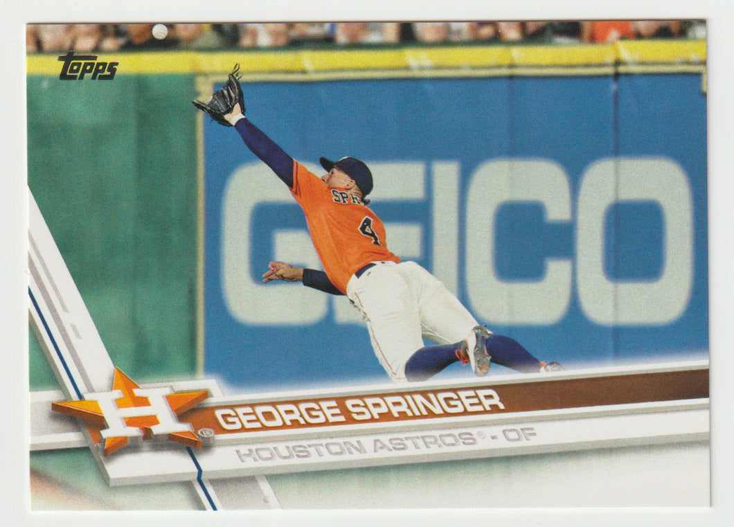 George Springer - Houston Astros (MLB Baseball Card) 2017 Topps # 389 Mint