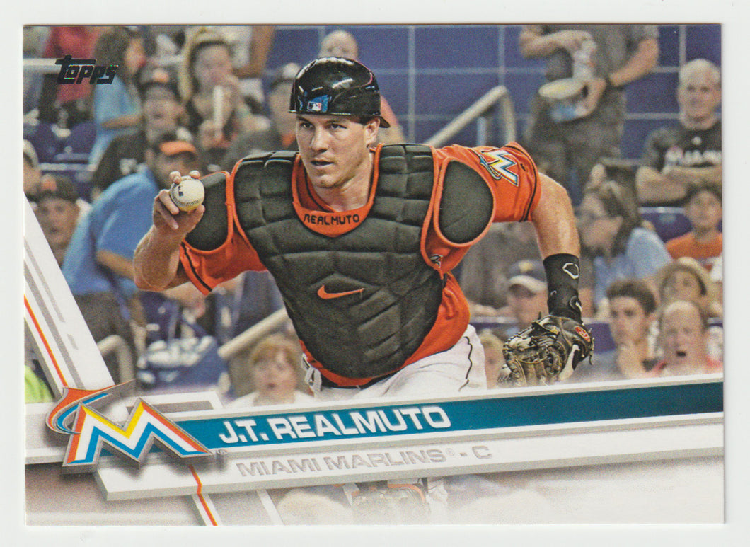 J.T. Realmuto - Miami Marlins (MLB Baseball Card) 2017 Topps # 396 Mint