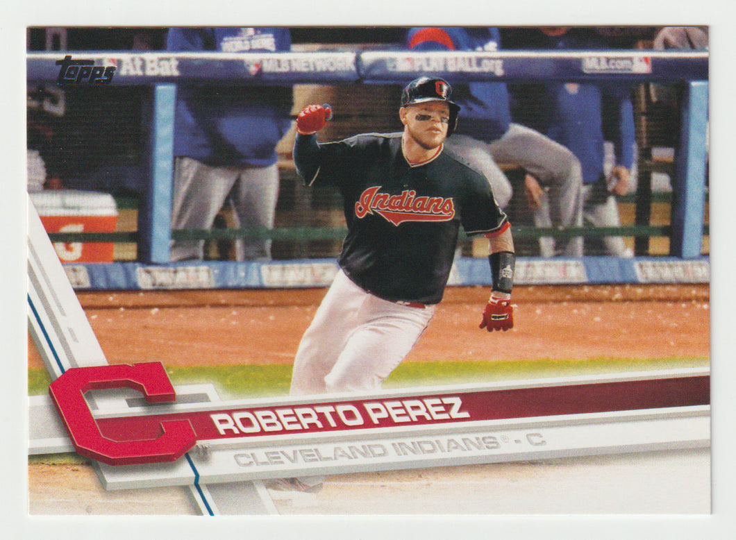 Roberto Perez - Cleveland Indians (MLB Baseball Card) 2017 Topps # 419 Mint