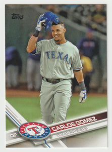 Carlos Gomez - Texas Rangers (MLB Baseball Card) 2017 Topps # 427 Mint