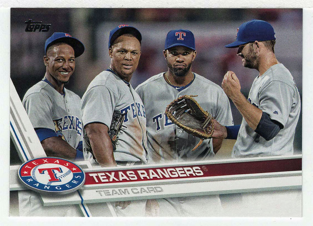 Texas Rangers Team Card (MLB Baseball Card) 2017 Topps # 430 Mint