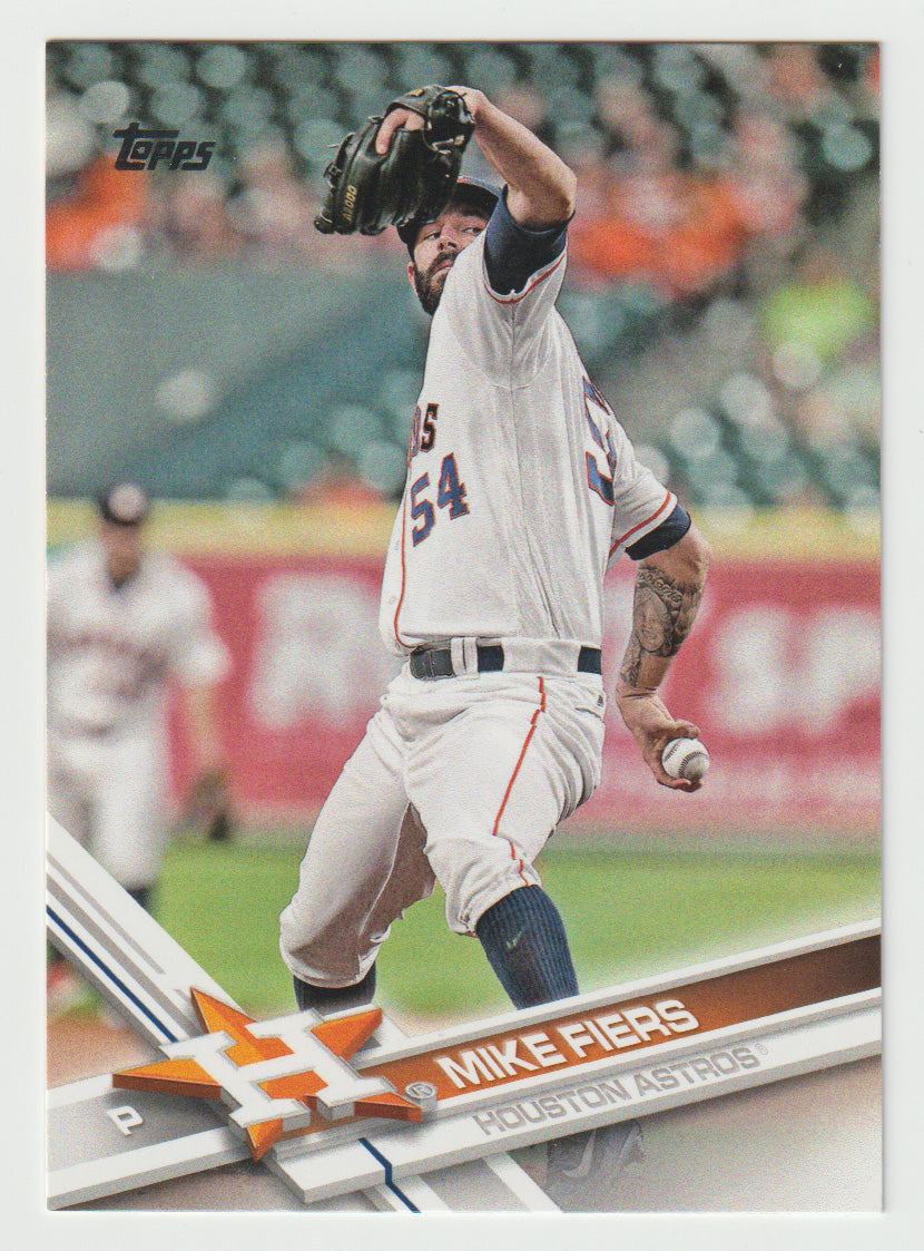 Mike Fiers - Houston Astros (MLB Baseball Card) 2017 Topps # 496 Mint
