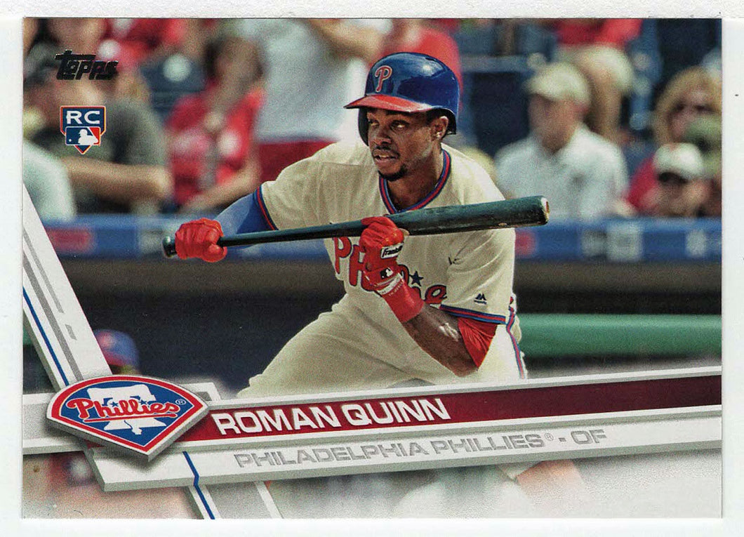 Roman Quinn RC - Philadelphia Phillies (MLB Baseball Card) 2017 Topps # 498 Mint