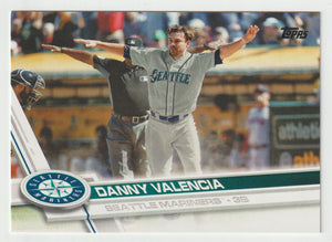 Danny Valencia - Seattle Mariners (MLB Baseball Card) 2017 Topps # 499 Mint