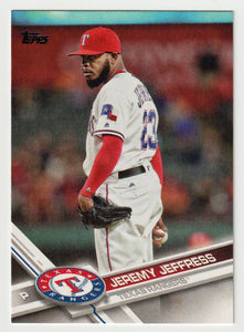 Jeremy Jeffress - Texas Rangers (MLB Baseball Card) 2017 Topps # 514 Mint