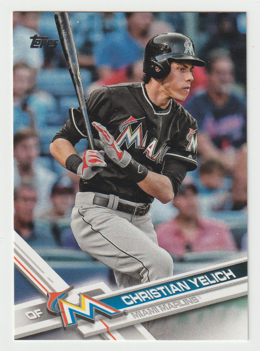 Christian Yelich - Miami Marlins (MLB Baseball Card) 2017 Topps # 518 Mint