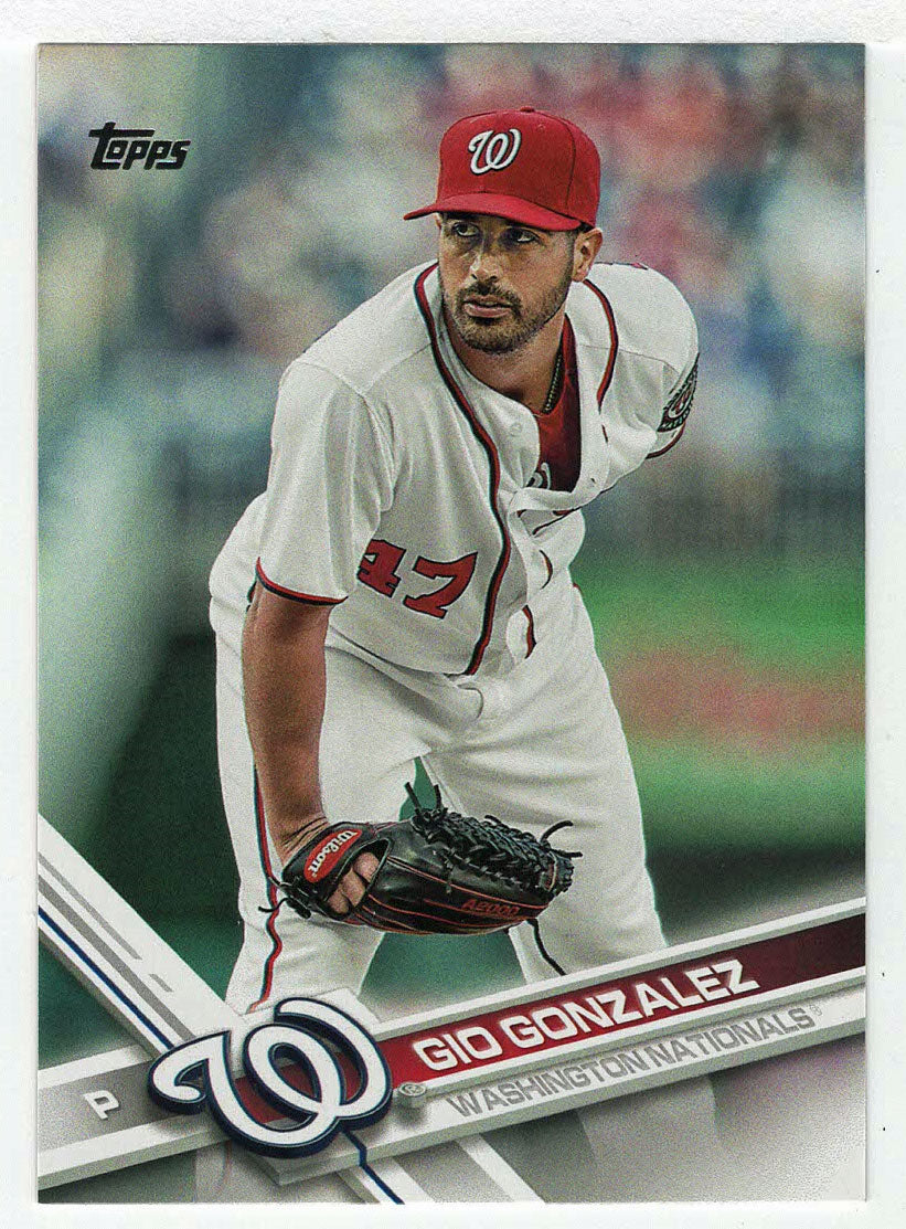 Gio Gonzalez - Washington Nationals (MLB Baseball Card) 2017 Topps # 527 Mint