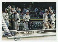 Milwaukee Brewers Team Card (MLB Baseball Card) 2017 Topps # 557 Mint