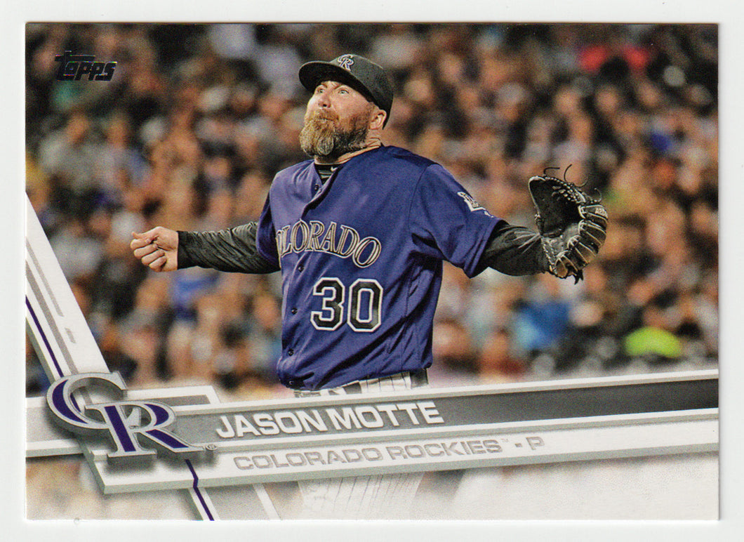 Jason Motte - Colorado Rockies (MLB Baseball Card) 2017 Topps # 559 Mint