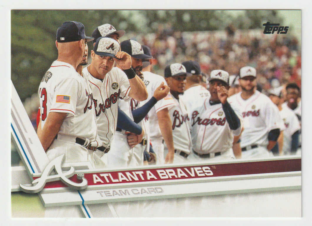 Atlanta Braves Team Card (MLB Baseball Card) 2017 Topps # 572 Mint