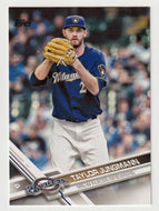 Taylor Jungmann - Milwaukee Brewers (MLB Baseball Card) 2017 Topps # 579 Mint