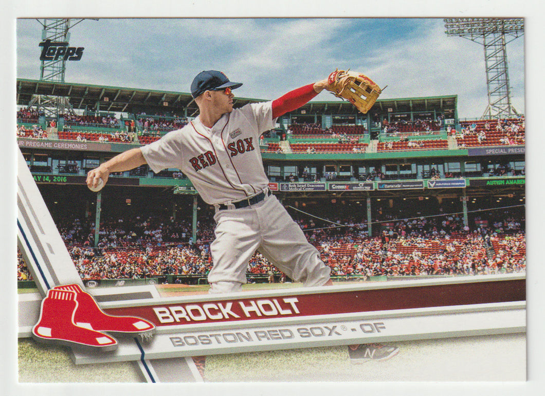 Brock Holt - Boston Red Sox (MLB Baseball Card) 2017 Topps # 581 Mint