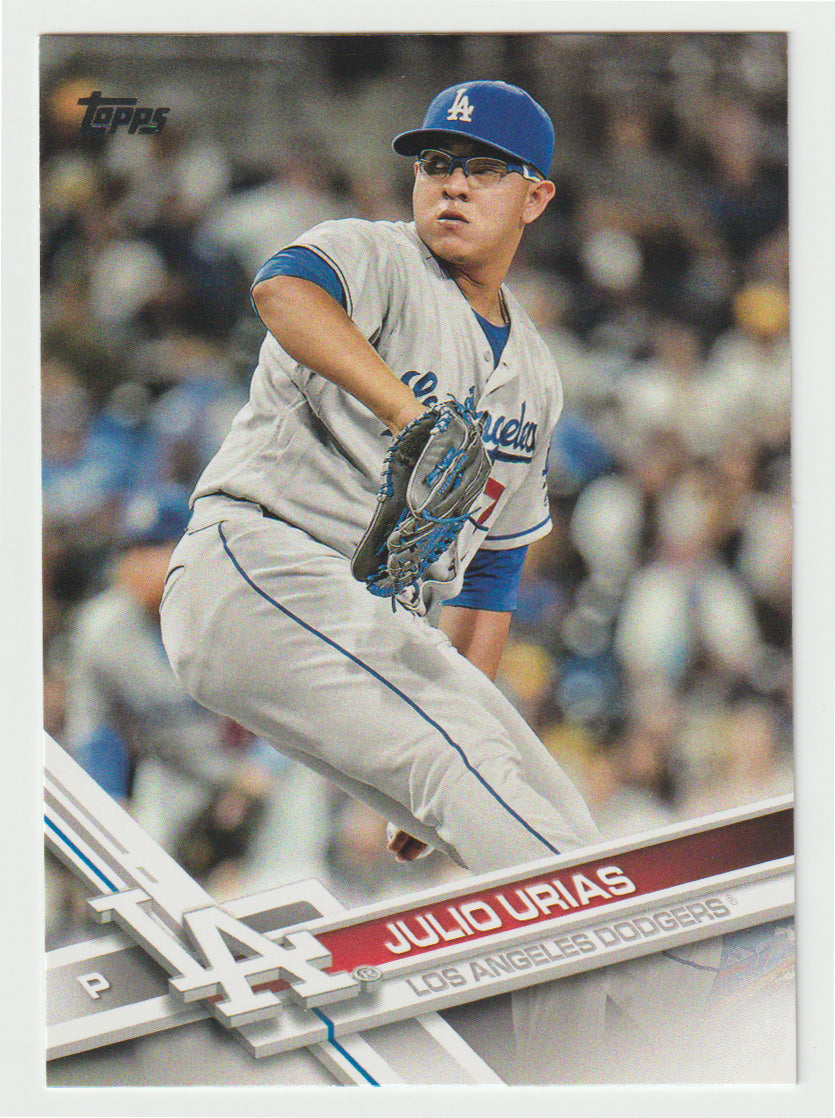 Julio Urias - Los Angeles Dodgers (MLB Baseball Card) 2017 Topps # 582 Mint