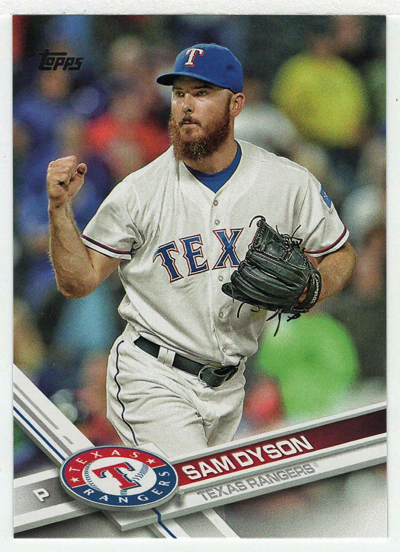 Sam Dyson - Texas Rangers (MLB Baseball Card) 2017 Topps # 620 Mint