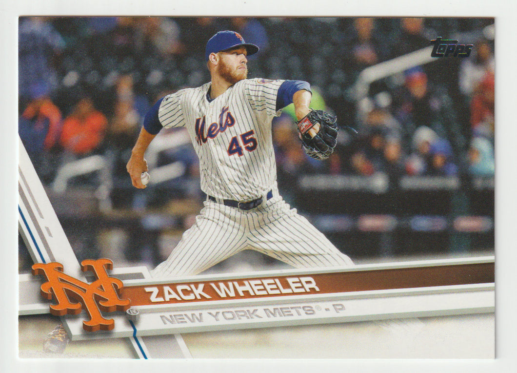 Zack Wheeler - New York Mets (MLB Baseball Card) 2017 Topps # 631 Mint