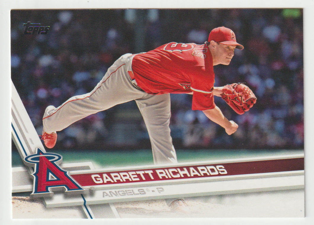 Garrett Richards - Los Angeles Angels (MLB Baseball Card) 2017 Topps # 655 Mint