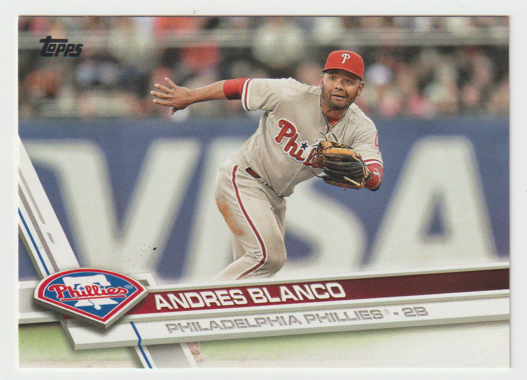 Andres Blanco - Philadelphia Phillies (MLB Baseball Card) 2017 Topps # 690 Mint