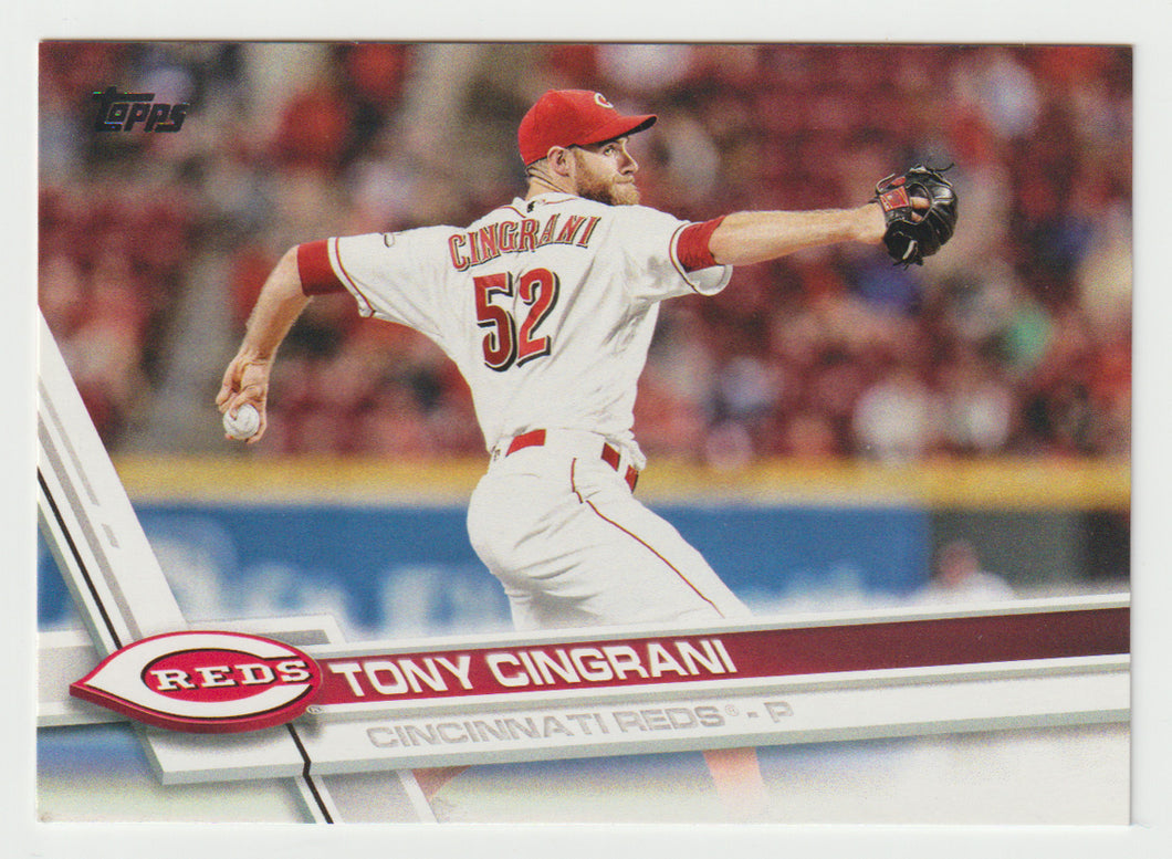 Tony Cingrani - Cincinnati Reds (MLB Baseball Card) 2017 Topps # 698 Mint