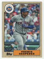Yoenis Cespedes - New York Mets - '87 Topps Design (MLB Baseball Card) 2017 Topps # 87-24 Mint