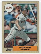 Hunter Pence - San Francisco Giants - '87 Topps Design (MLB Baseball Card) 2017 Topps # 87-43 Mint
