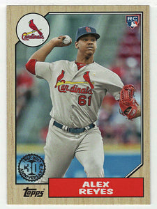 Alex Reyes - St. Louis Cardinals - '87 Topps Design (MLB Baseball Card) 2017 Topps # 87-79 Mint