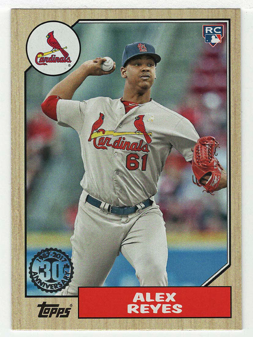Alex Reyes - St. Louis Cardinals - '87 Topps Design (MLB Baseball Card) 2017 Topps # 87-79 Mint