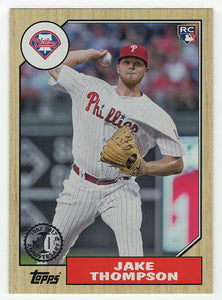 Jake Thompson - Philadelphia Phillies - '87 Topps Design (MLB Baseball Card) 2017 Topps # 87-116 Mint