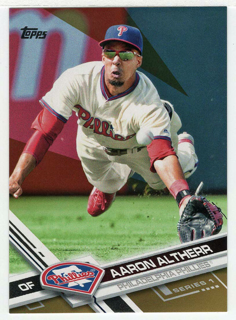 Aaron Altherr 1072/2017 - Philadelphia Phillies - Gold (MLB Baseball Card) 2017 Topps # 66 Mint
