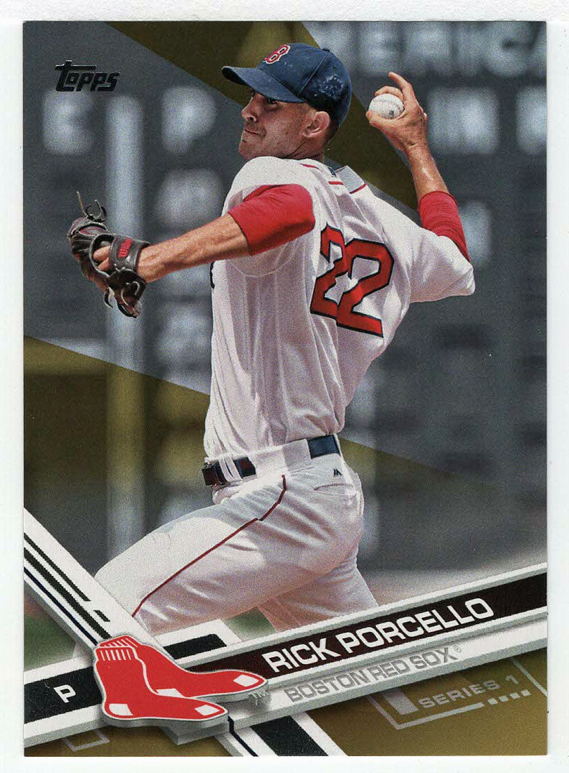Rick Porcello 628/2017 - Boston Red Sox - Gold (MLB Baseball Card) 2017 Topps # 178 Mint